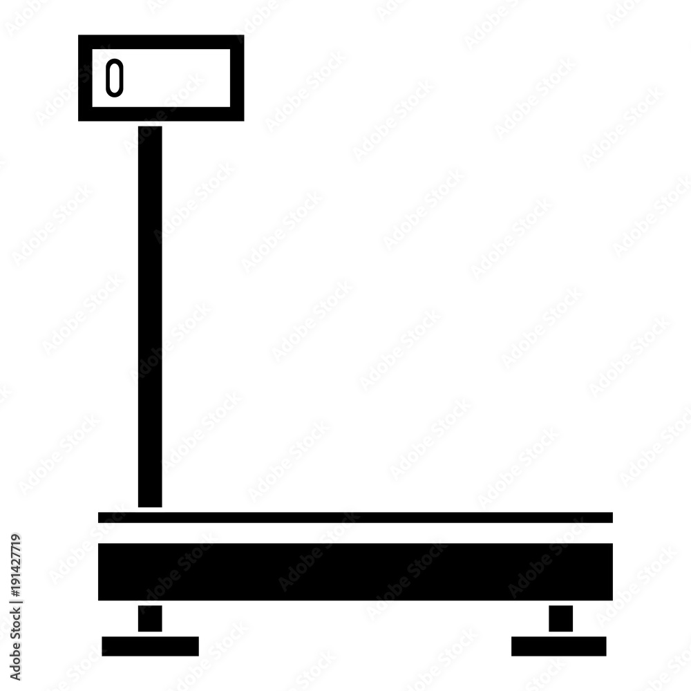 delivery service scale icon vector illustration design delivery service scale icon vector illustration design