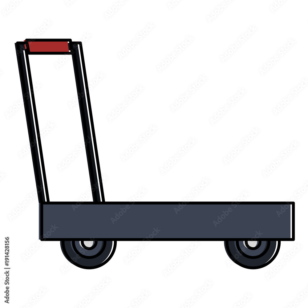 delivery cart handle icon vector illustration design delivery cart handle icon vector illustration design