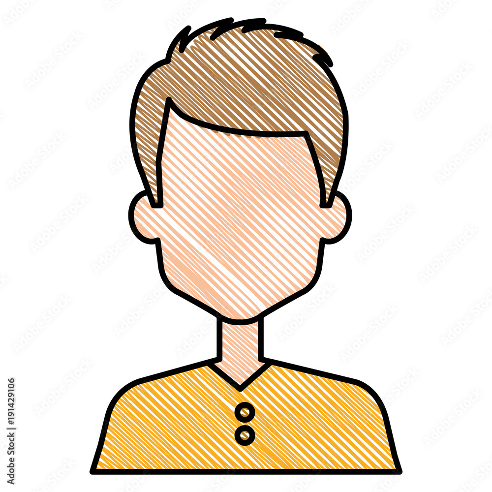 young man avatar character vector illustration design young man avatar character vector illustration design