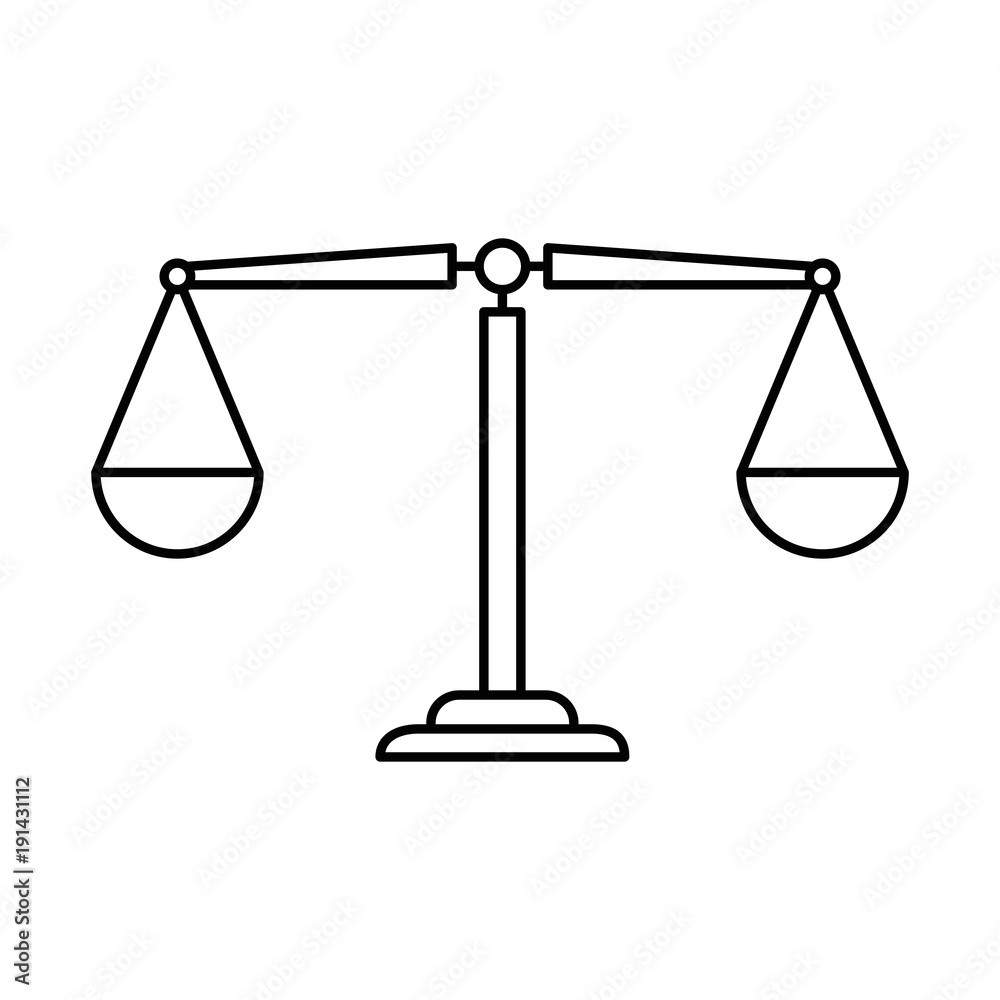 justice scale isolated icon vector illustration design justice scale isolated icon vector illustration design