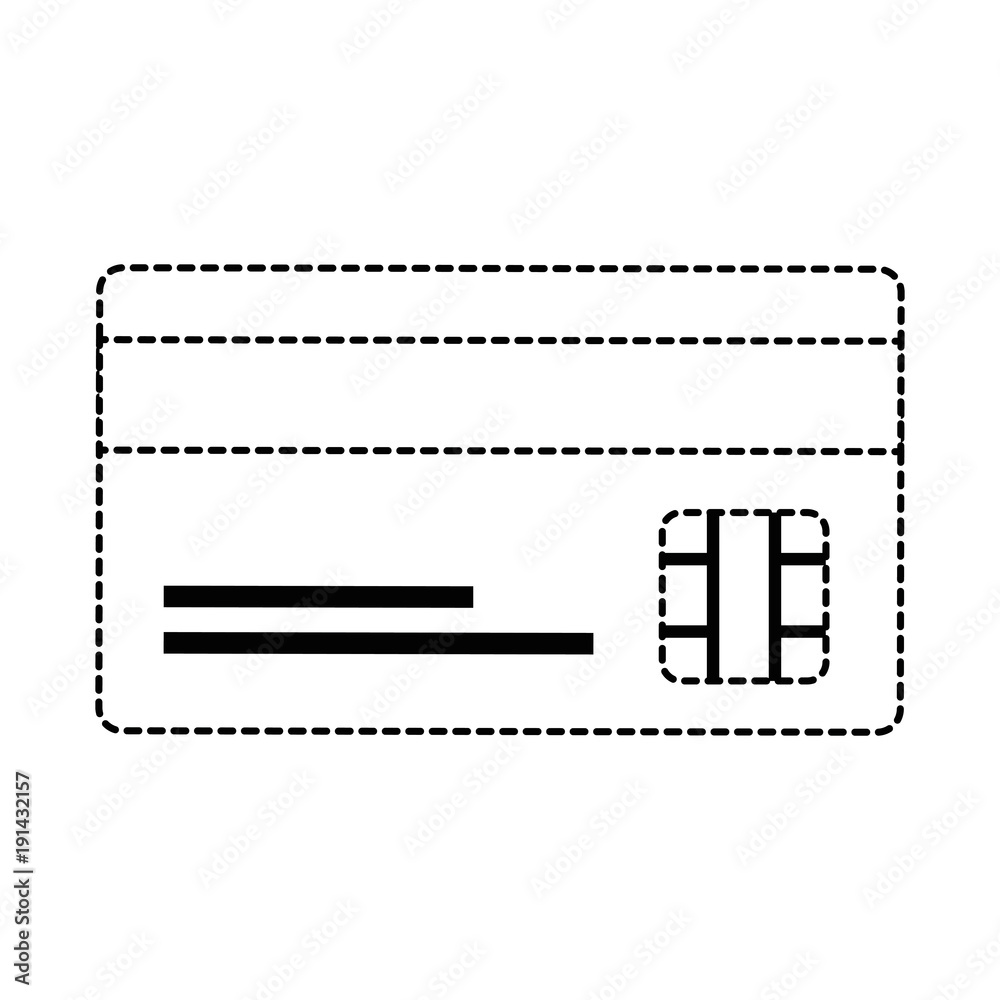 Fototapeta premium credit card isolated icon vector illustration design