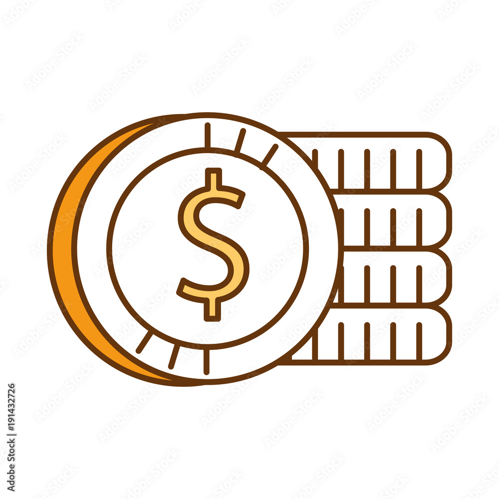 coin money isolated icon vector illustration design coin money isolated icon vector illustration design