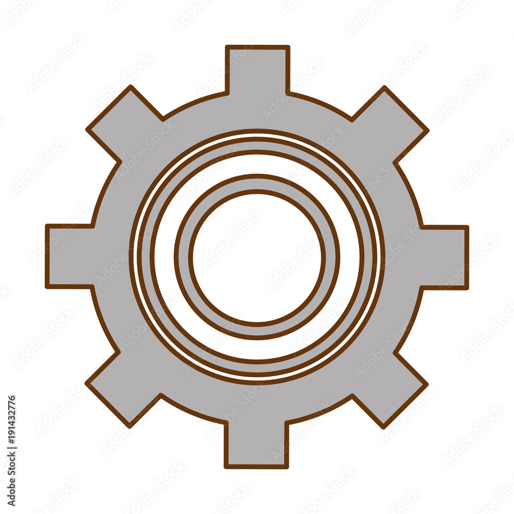 gears machinery isolated icon vector illustration design