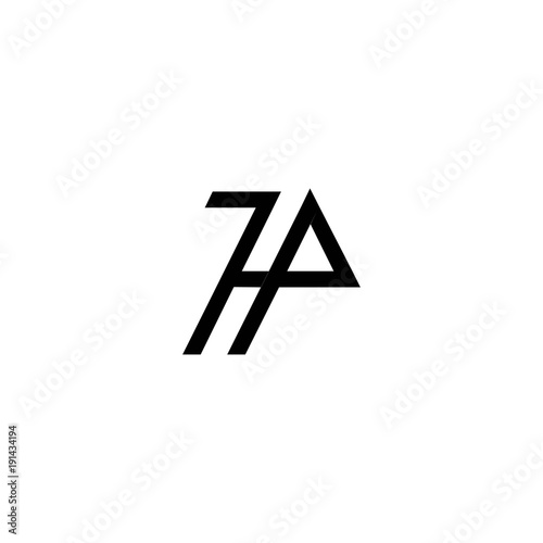 art of letter jp logo vector