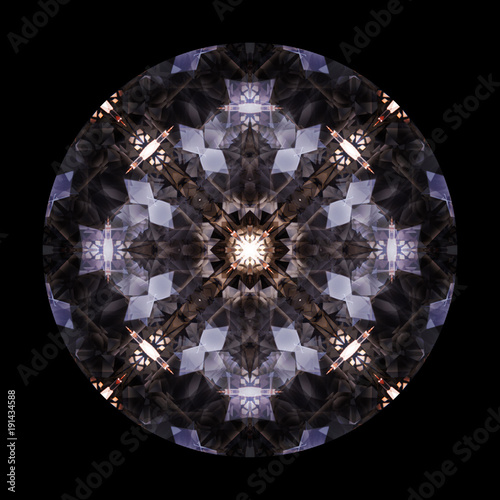 Crystal Kaleidoscope Mandala  photo