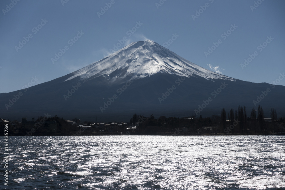 Mt. Fuji over Lake Kawaguchi