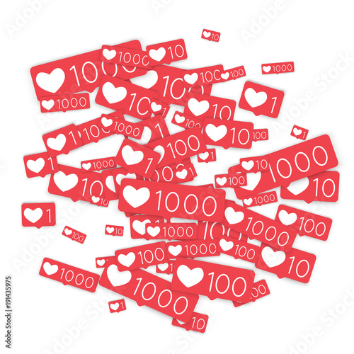 Social media counters.