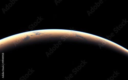 World globe - Planet Earth. 3D Rendering. Elements of this image furnished by NASA.