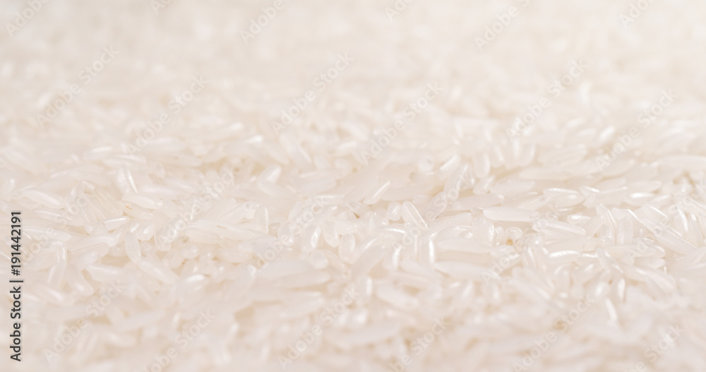 White rice in pile White rice in pile