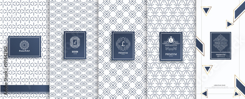 Collection of design elements,labels,icon,frames, for packaging,design of luxury products.Made with golden foil.Isolated on white background. vector illustration