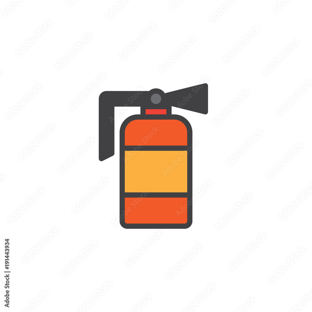 Fire extinguisher filled outline icon, line vector sign, linear colorful pictogram isolated on white. Fire safety symbol, logo illustration. Pixel perfect vector graphics Fire extinguisher filled outline icon, line vector sign, linear colorful pictogram isolated on white. Fire safety symbol, logo illustration. Pixel perfect vector graphics