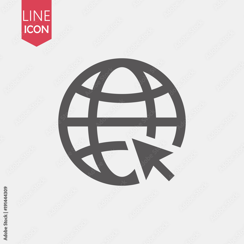 Go to web Icon in trendy flat style isolated on grey background. Website pictogram. Internet symbol for your web site design, logo, app, UI. Vector illustration, Go to web Icon in trendy flat style isolated on grey background. Website pictogram. Internet symbol for your web site design, logo, app, UI. Vector illustration,