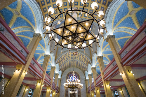 Interior view of Grand Synagogue of Edirne,Turkey