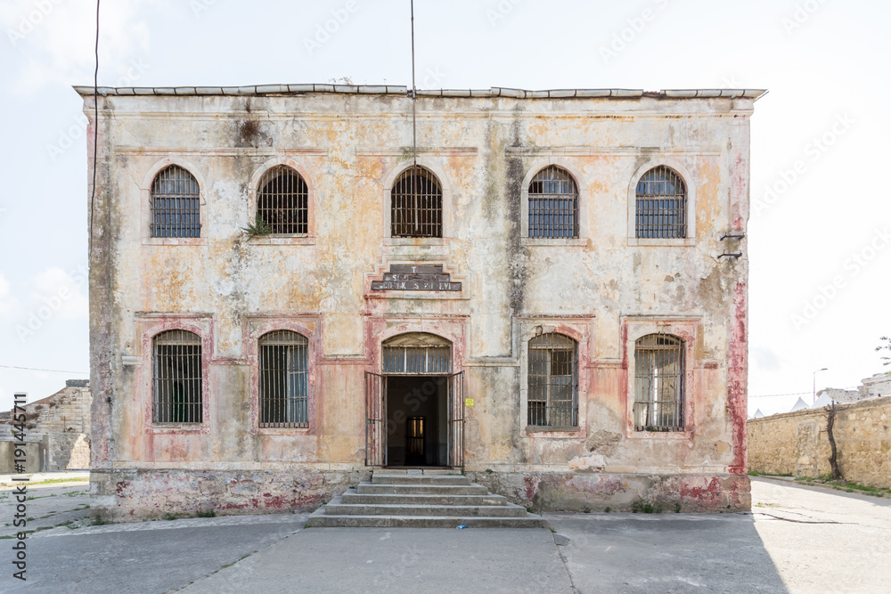 Sinop Fortress Prison in Sinop, Turkey.