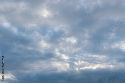 beautiful blue sky with clouds background.Sky clouds.