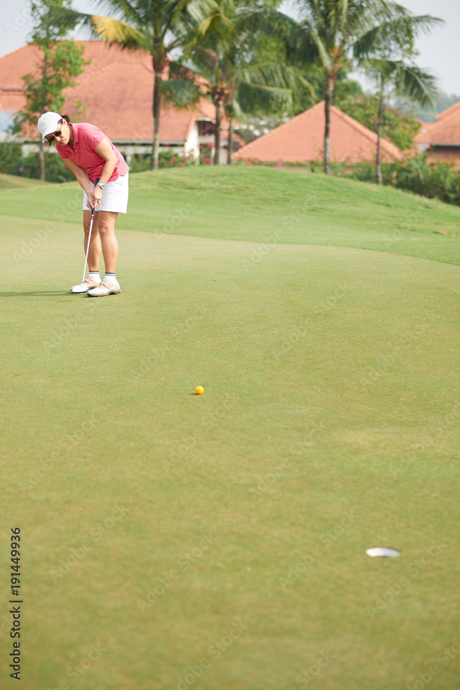Obraz premium Professional golf player