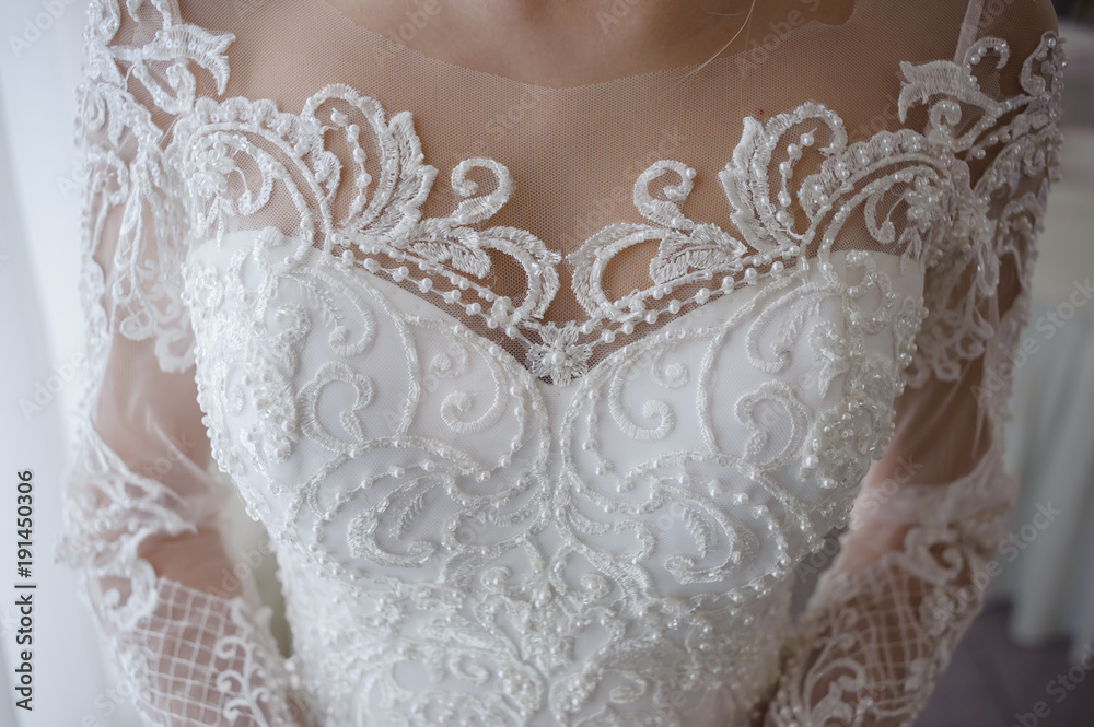 Beautiful bride in wedding dress Beautiful bride in wedding dress