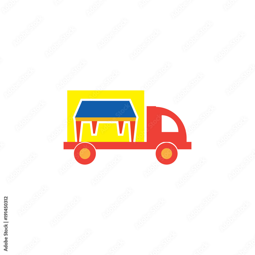 Table Delivery Logo icon Design