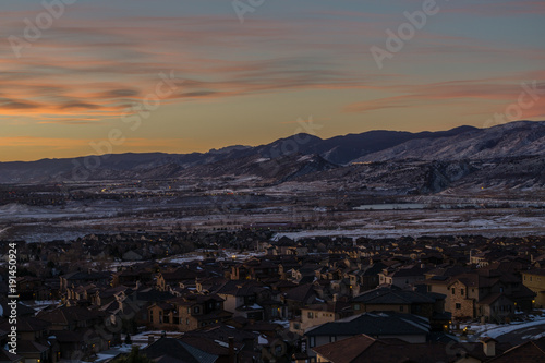 Sunrise in Lakewood, Colorado © bwolski