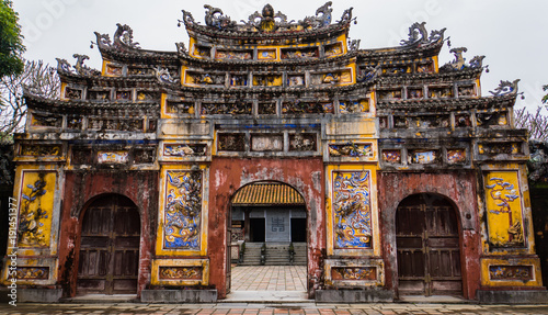 gate of the Imperial City, Hue, Vietnam