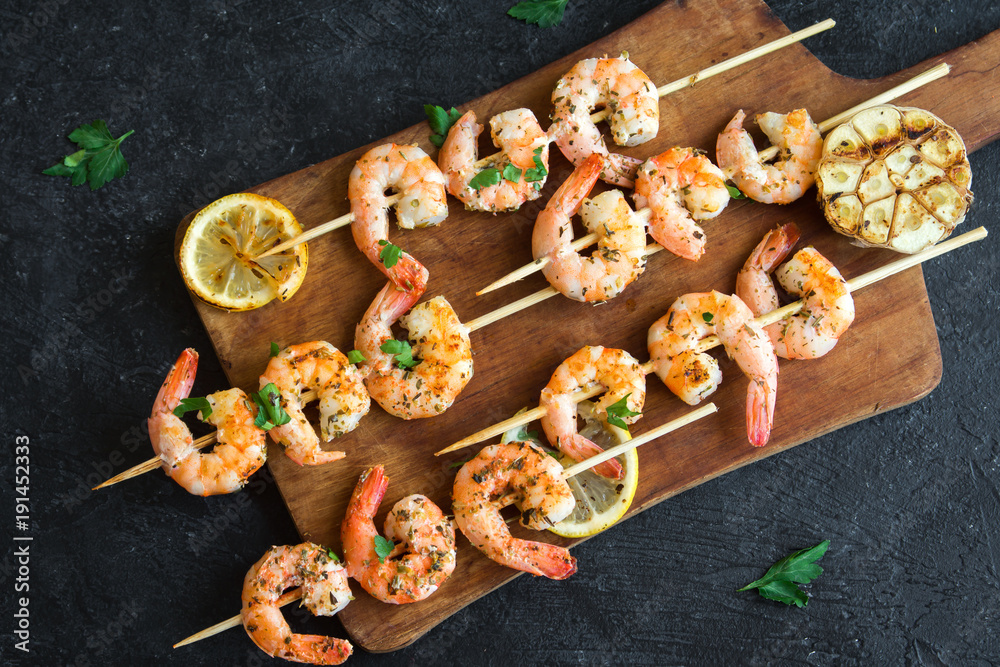 Shrimp skewers Shrimp skewers