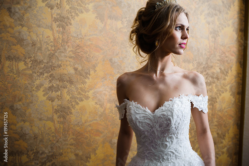 Charming bride wedding