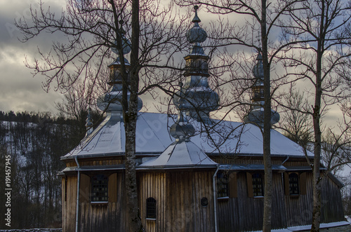 Fototapeta Naklejka Na Ścianę i Meble -  cerkiew Bieszczady 