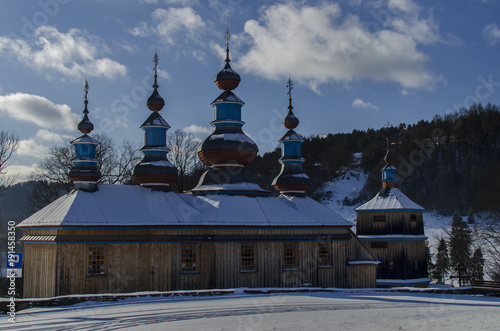 Fototapeta Naklejka Na Ścianę i Meble -  cerkiew Bieszczady 