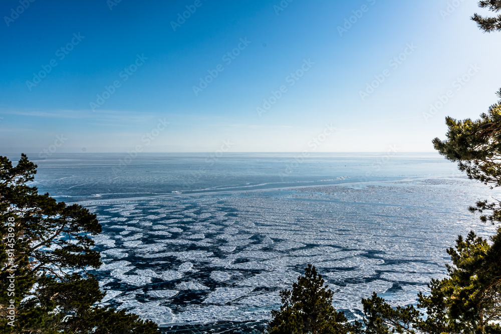 Lake Baikal, Near the village of the large Goloustnoye