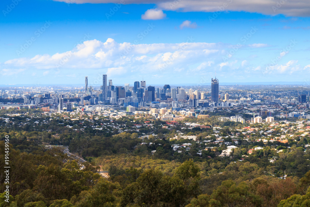 Brisbane from Mount Coot Tha