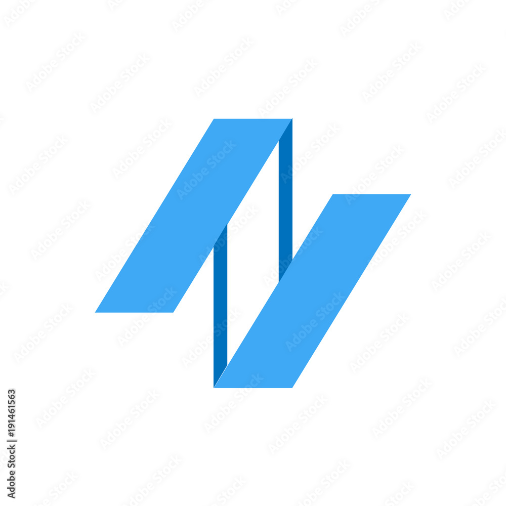 Initial Diagonal Outline Inside Abstract Symbol Initial Diagonal Outline Inside Abstract Symbol