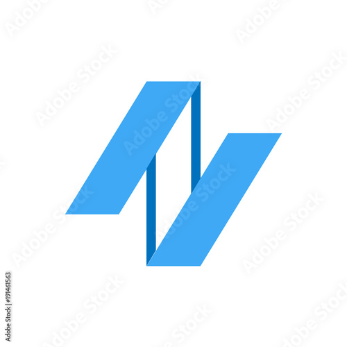 Free Download Initial Diagonal Outline Inside Abstract Symbol - GFXLoad