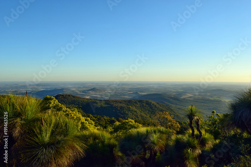 Sunset at Mt Kiangarow in Bunya National Park photo