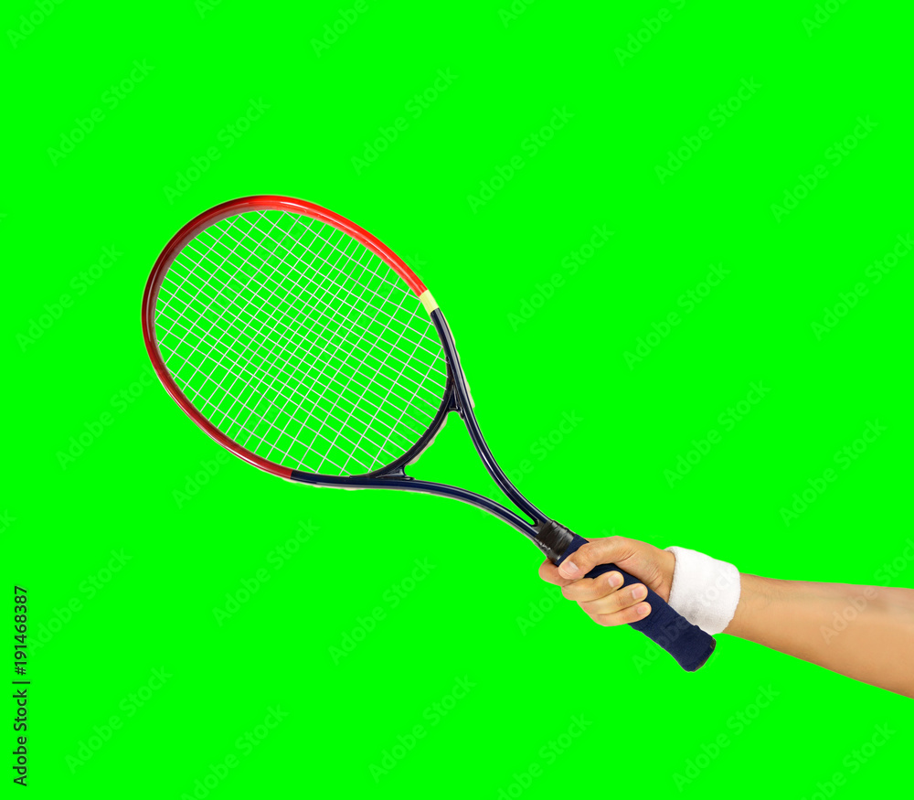  tennis racket with chrome key