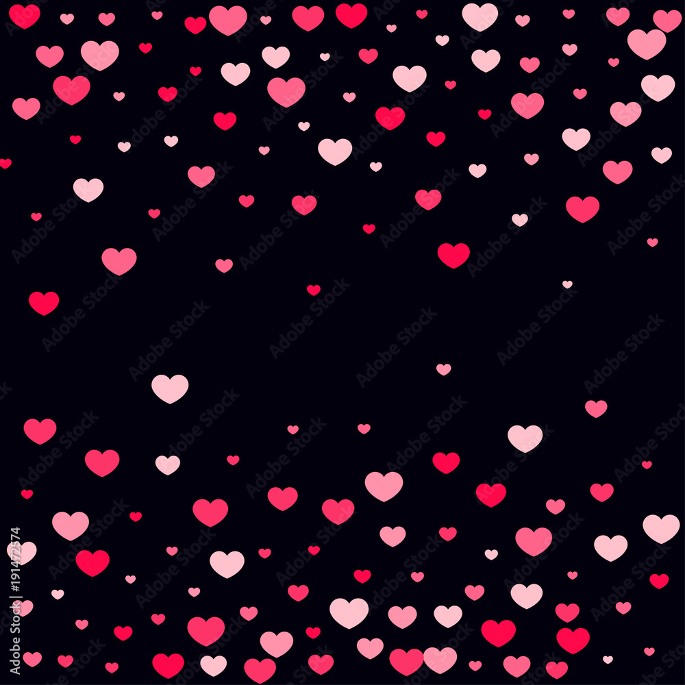 Heart confetti background. Heart confetti background.