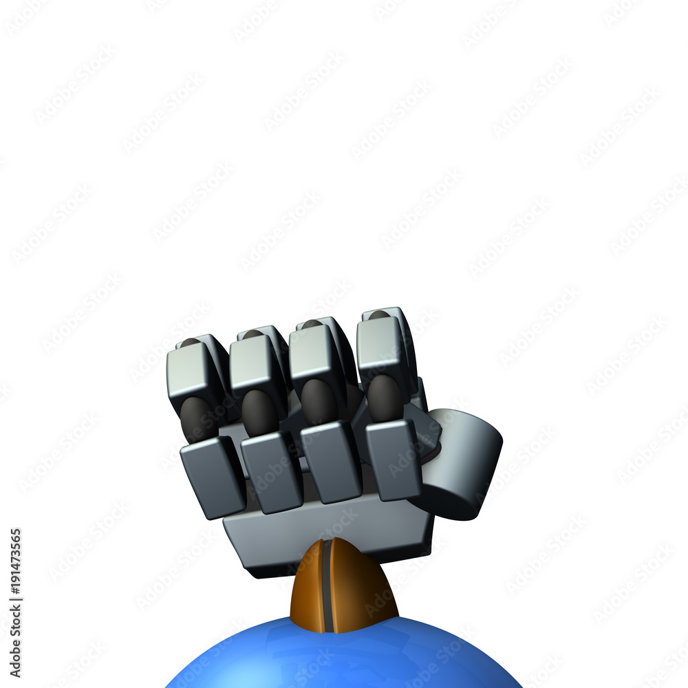 ロボットの右手 グー Stock イラスト Adobe Stock ロボットの右手 グー Stock イラスト Adobe Stock