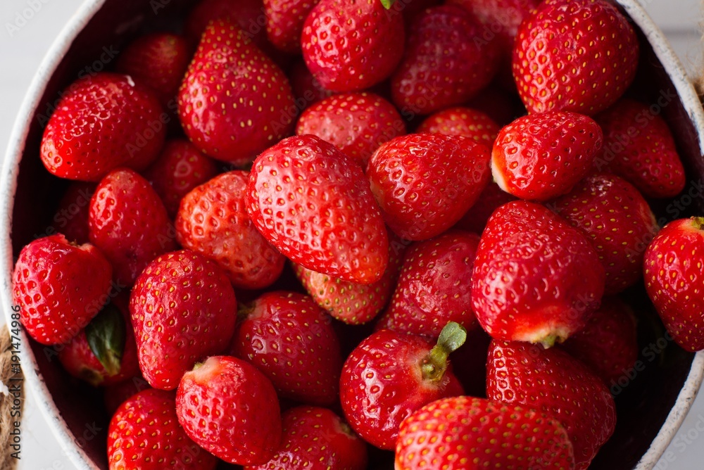 Delicious fresh red strawberries Delicious fresh red strawberries