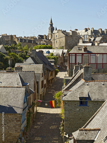 Dinan is one of the most attractive and best preserved small towns in Brittan photo