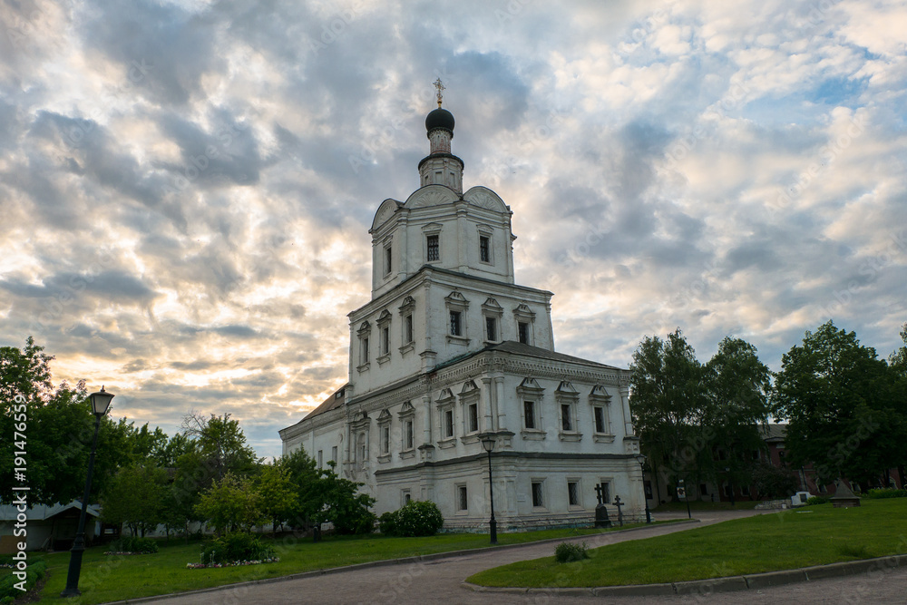 Church of the Archangel Michael in Andronikov Monastery, Moscow, Russia.