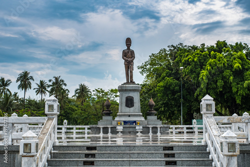 King Rama V Monument at Thong Sala, Koh Phangan, Thailand photo