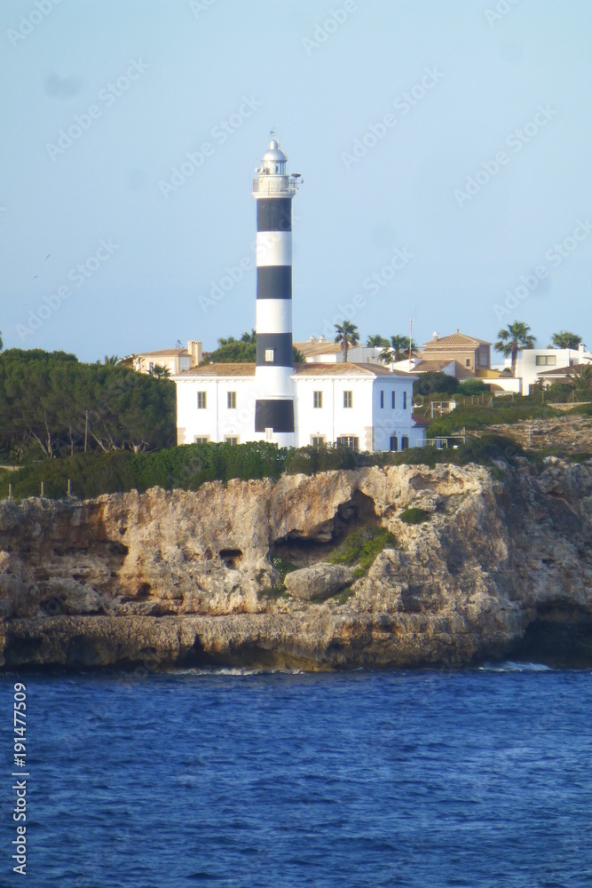 Portocolom,pueblo turistico de Mallorca perteneciente a Felanitx,Islas Baleares (España)