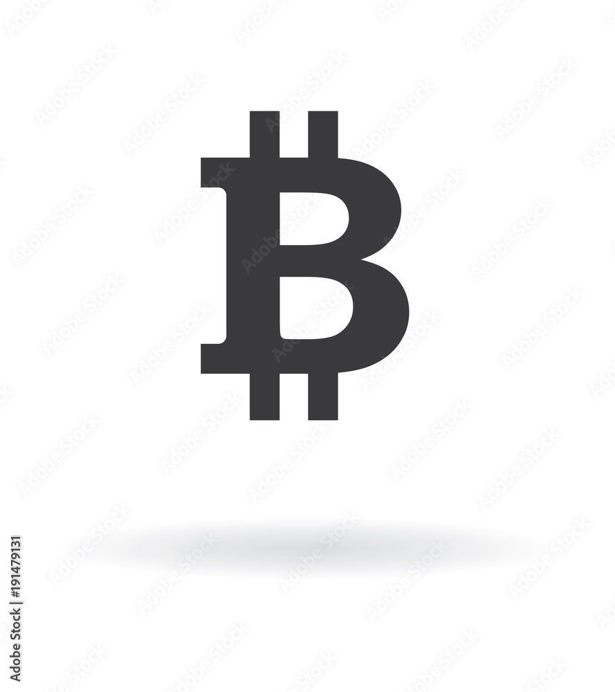 Bit coin icon. Bit coin icon.
