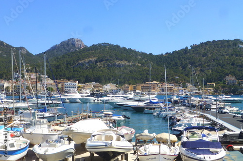 Puerto de Andratx, localidad costera turistica de Mallorca,Islas Baleares (España)