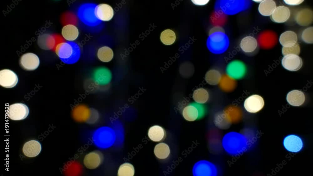 4K. Blinking Christmas or festive abstract lights on dark Background
4K. Blinking Christmas or festive abstract lights on dark Background