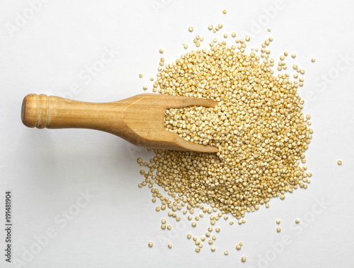 Quinoa and spoon