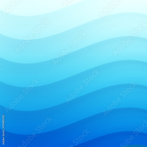 Blue Wavy background. Vector illustration.