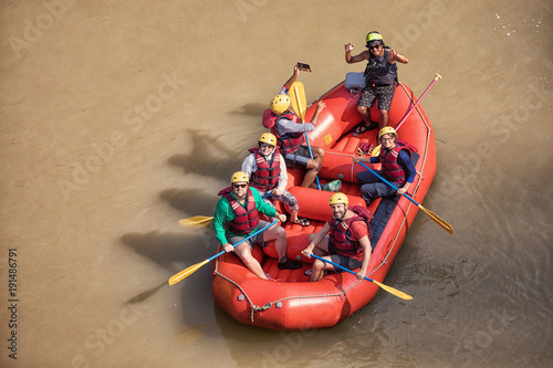 Rafting on River Trishuli, Nepal