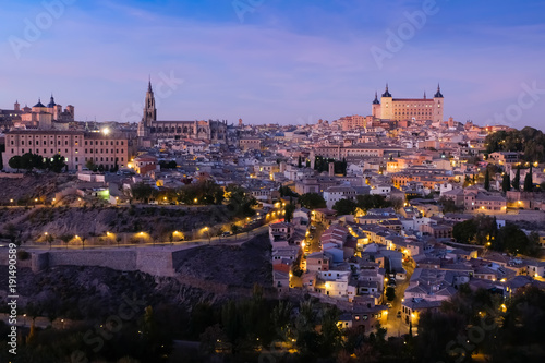 スペイン トレド 夜景