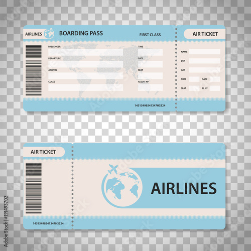 Design of boarding pass
