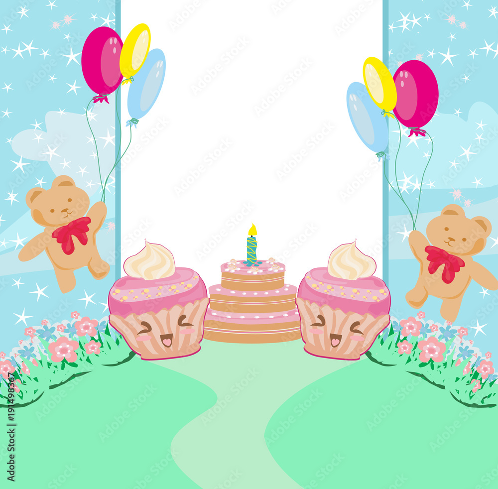Cute happy birthday card Cute happy birthday card